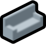 love seat gray